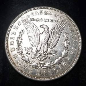 lot 54 image: 1921-D MORGAN SILVER DOLLAR CLEANED