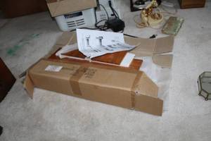lot 77 image: Wood Desktop Organizer (in box)