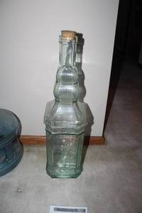 lot 51 image: Glass Jar with Cork Stopper  6-12Wx 6-12Dx24H