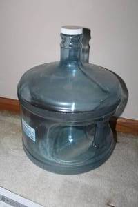 lot 49 image: Fresh Water 3 Gallon Easy Carry Water Bottle Plastic  12-12Dx13H