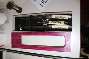 lot 185 image: Carving Set 3-piece (in box)