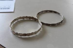 lot 107 image: Lot of (2) Womens Sterling Bracelets