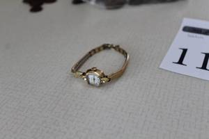 lot 110 image: Womens 10K Gold Filled Wrist Watch