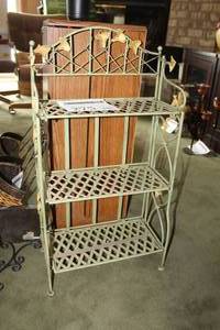 lot 275 image: Decorative Shelf 3-tier 16Wx8Dx29H