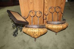 lot 277 image: Lot of (3) Decorative Shelves