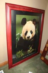 lot 302 image: Panda Bear Art and the Environment Framed Wall Art 26Wx32H
