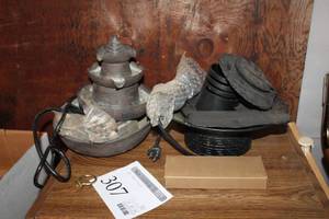 lot 307 image: Lot of (2) Electric Fountains