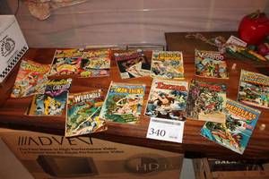 lot 340 image: Lot of (Approximately 25) Vintage Comic Books