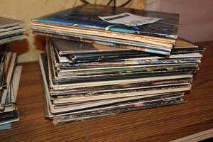 lot 348 image: Lot of (40) Music LP Record with Sleeves