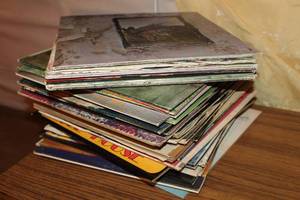 lot 349 image: Lot of (40) Music LP Record with Sleeves