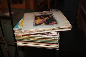 lot 352 image: Lot of (50) Music LP Record with Sleeves