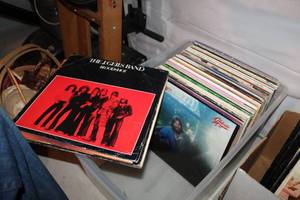 lot 356 image: Lot of (40) Music LP Record with Sleeves