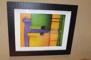 lot 225 image: Three Dogs by Kessler Signed Matted Framed Artwork 20Wx24H