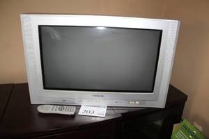 lot 203 image: Insignia 27 HDTV with Remote Control