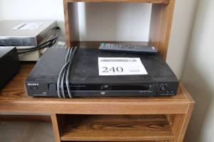 lot 240 image: Sony CDDVD Player with Remote Control DVP-NS315