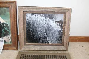 lot 246 image: Wild Flowers by MNM Wood Framed Artwork  12-12Wx11H