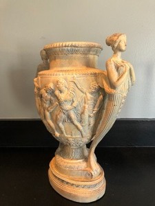 lot 30 image: Neoclassical Double Handled Urn Vase
