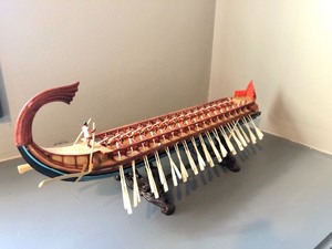 lot 32 image: Signed VERONESE Phoenician Style Warship 