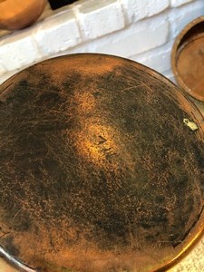 lot 36 image: Vintage & Antique Copper Teapot Hammered Pan & Scuttle Bucket