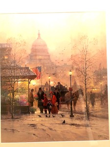 lot 66 image: Signed Numbered Gerald Harvey Jones (G. Harvey) Framed Print