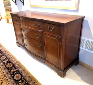 lot 77 image: Quality Vintage Dovetailed Signed BASSETT Sideboard