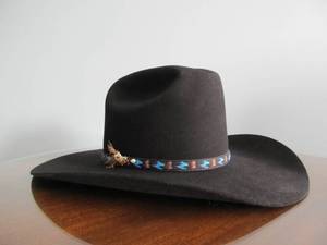 lot 108 image: Brand New in Box BAILEY XXXX Black Cowboy Hat - Size 6 78