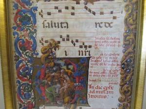 lot 114 image: LARGE Framed Italian Artwork Featuring Adoration of The Magi