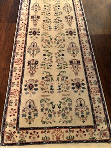lot 131 image: Oriental Hand Made Wool Pile Hall Runner Rug