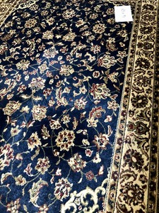 lot 135 image: Dark Blue Thick Area Rug