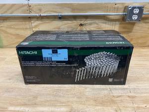 lot 11 image: HITACHI POWER TOOLS 1-34-in 15-Degree Pneumatic Roofing Nails (7200-Count)