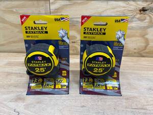 lot 17 image: STANLEY Lot of 2-  FATMAX 25 ft. Tape Measures