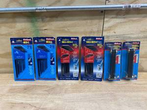 lot 35 image: EKLIND Lot of 6-  Various Hex Wrench Sets