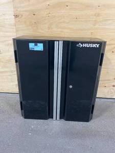 lot 41 image: HUSKY 29 in. H x 28 in. W x 12 in. D Steel Garage Wall Cabinet