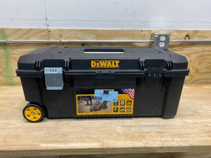 lot 54 image: DEWALT 28 in. 12 Gal. Mobile Tool Box
