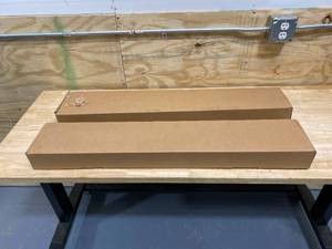 lot 58 image: Lot of 2-  Fire Rated Crash Bar Vertical Surface Rod Exit Devices in Aluminum