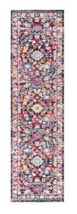 lot 88 image: JONATHAN Y Modern Persian Boho Floral MultiPurple 2 ft. 3 in. x 8 ft. Runner Rug