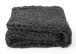 lot 110 image: NOBLE HOUSE Marnie Grey Acrylic Throw Blanket