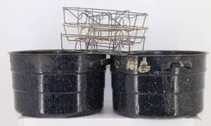 lot 11 image: (2) Canning Pots