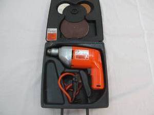 lot 47 image: Black n Decker drill, sanding kit