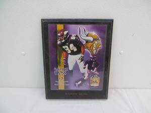 lot 49 image: Randy Moss plaque