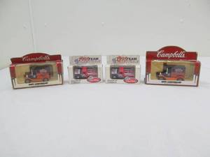 lot 101 image: Twins trucks, Campbells soup truck