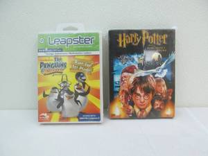 lot 114 image: Leapster game, Harry Potter DVD