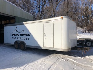 Complete Party Rental Business With 24 Enclosed Trailer, Tents, Chairs & More