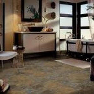 lot 10 image: Groutable 18 in. x 18 in. Slate Peel and Stick Vinyl Tile (216 Sq Ft)