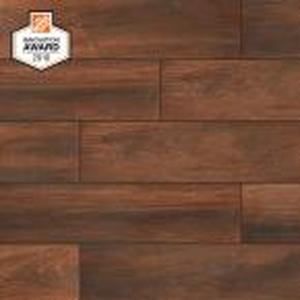 lot 12 image: Autumn Wood 6 in. x 24 in. Porcelain Floor and Wall Tile (130 Sq Ft)