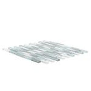lot 49 image: Malibu Breeze Blue 9.75 in. x 11.875 in. Interlocking Glossy Glass Mosaic Tile (8.04 Sq Ft)