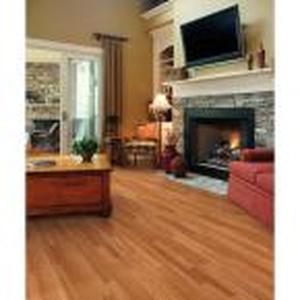 lot 61 image: Gladstone Oak 7 mm Thick x 7-23 in. Wide x 50-45 in. Length Laminate Flooring (46 Sq Ft) some damage