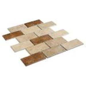 lot 72 image: Santa Barbara Pacific Sand Blend 12 in. x 12 in. x 6 mm Glazed Ceramic Mosaic Tile (89.99 Sq Ft)