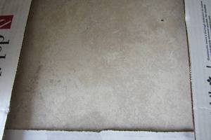lot 25 image: Briton Bone 12 in. x 12 in. Ceramic Floor and Wall Tile (44 Sq Ft)