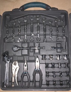 ANVIL 38 in. Drive SAE and Metric Home Tool Kit Set (137-Piece) & PLANO 22 IN. CONTRACTOR PRO TOOL BOX SEE PICS